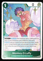 Monkey.D.Luffy OP16-034 Regular Art Foil One Piece Card Game card front