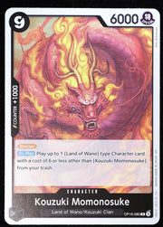 Kouzuki Momonosuke OP16-085 Regular Art Foil One Piece Card Game card front