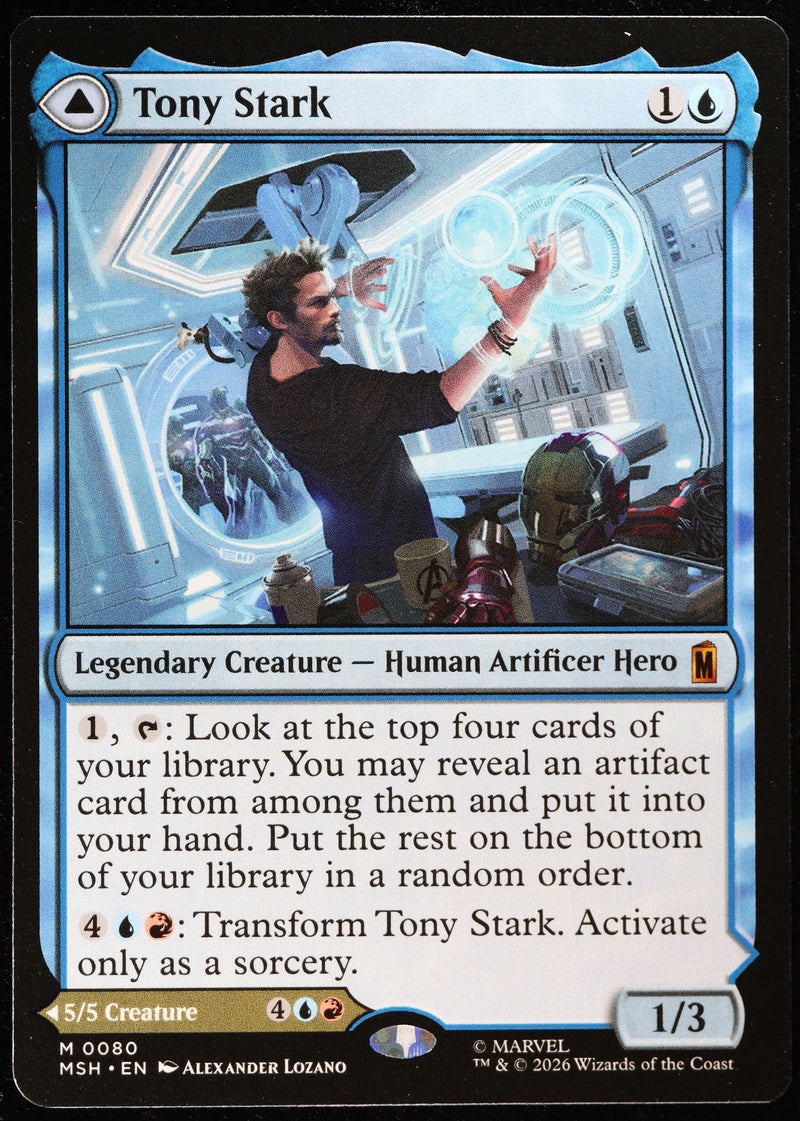 Tony Stark Invincible Iron Man 0080 Magic card front
