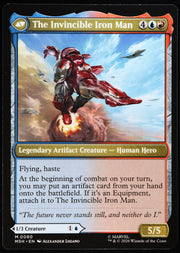 Tony Stark Invincible Iron Man 0080 Magic card back