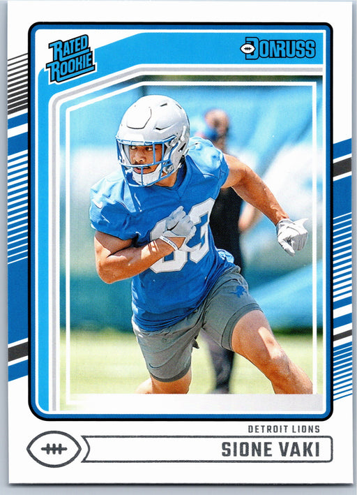2024 Donruss Sione Vaki #332 Rated Rookie football card front