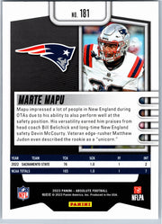 2023 Panini Absolute Marte Mapu #181 RC football card back