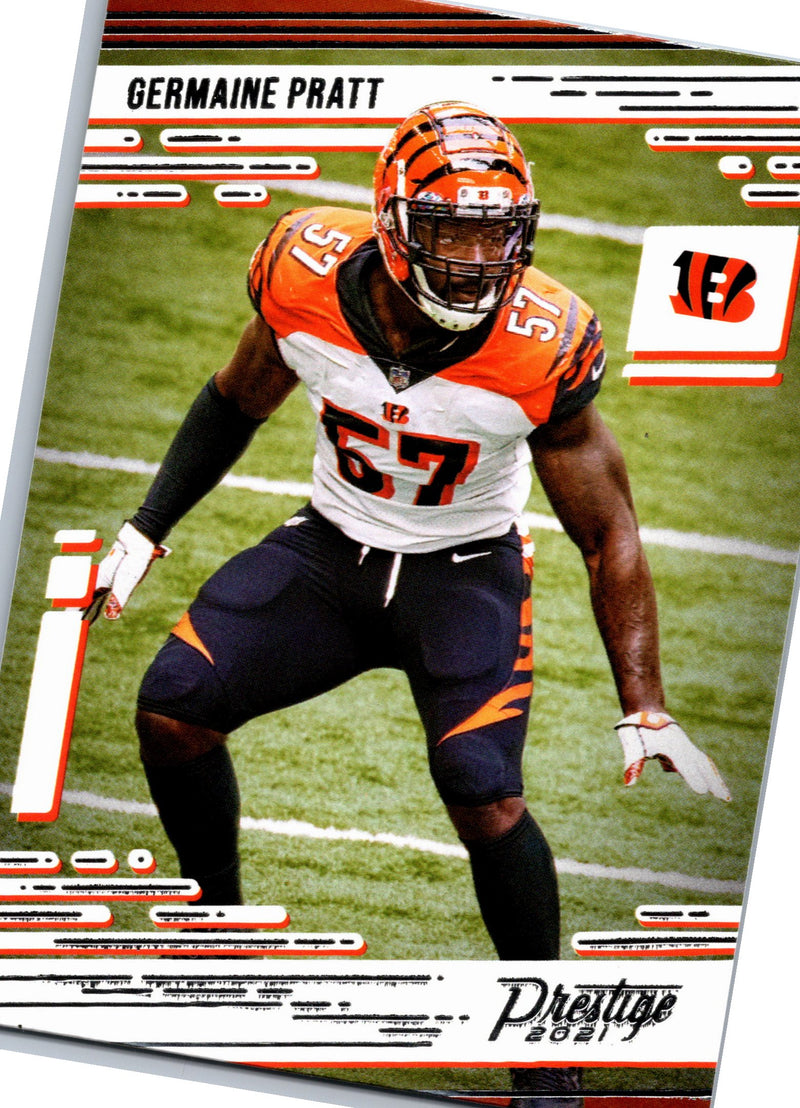 2021 Panini Prestige Germaine Pratt #74 football card front