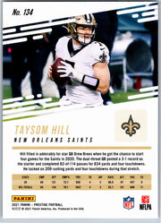 2021 Panini Prestige Taysom Hill #134 football card back