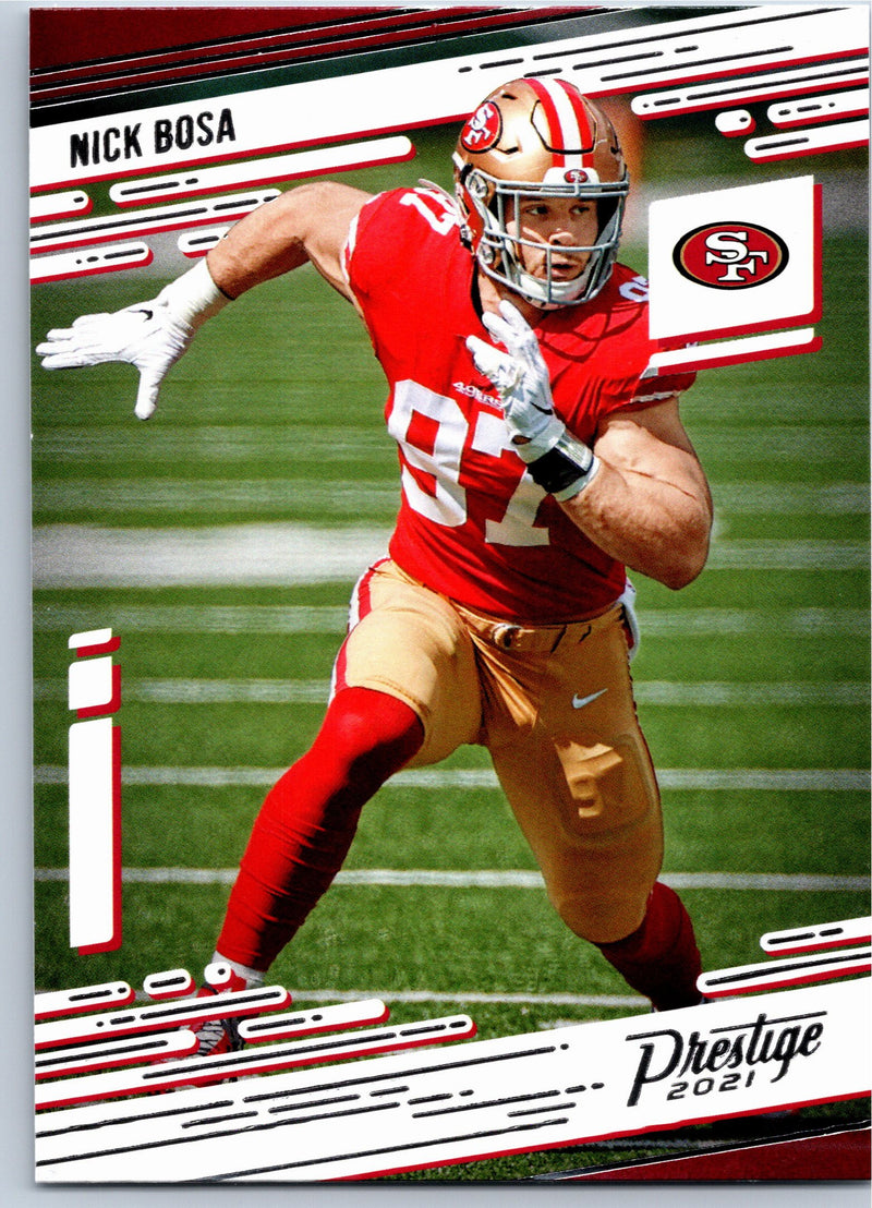 2021 Panini Prestige Nick Bosa #149 football card front