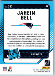 2024 Donruss Jaheim Bell #337 Rated Rookie football card back