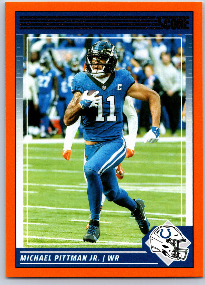2024 Score Michael Pittman Jr. #121 football card front
