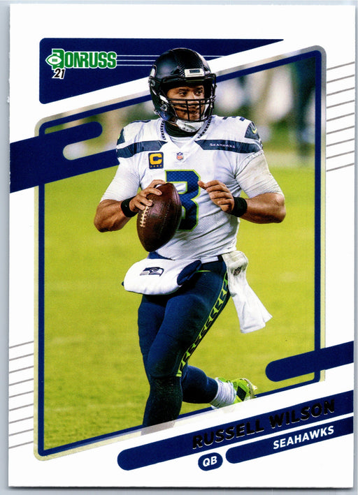2021 Donruss Russell Wilson #28 football card front
