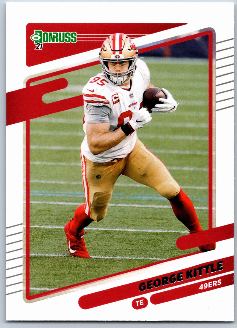 2021 Donruss George Kittle #54 football card front