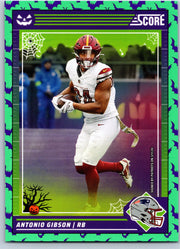 2024 Score-A-Treat Antonio Gibson #282 Green Bats football card front