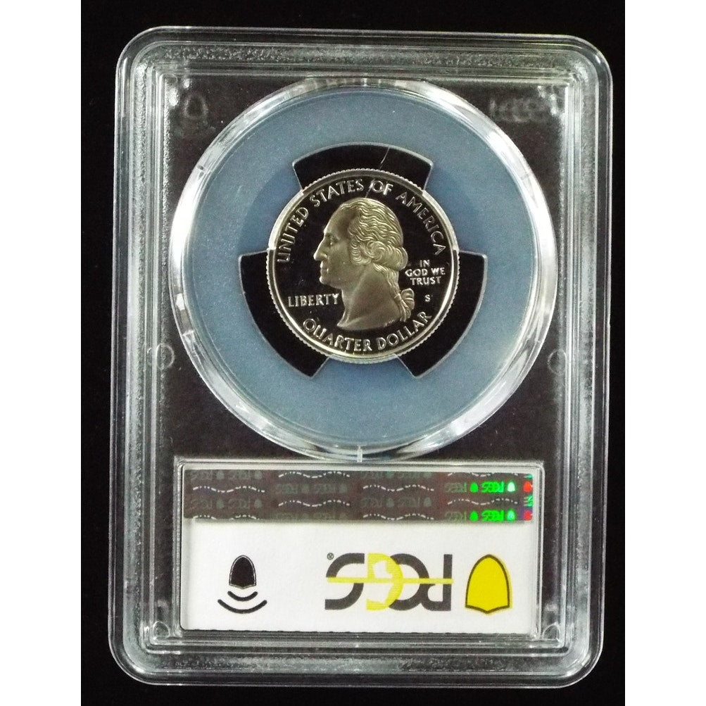 1999-S Connecticut Silver State Quarter PCGS PR70DCAM reverse