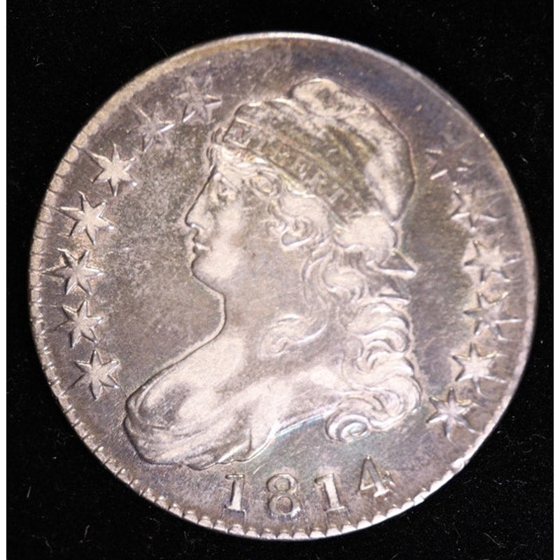 1814 Capped Bust Half Dollar 50C Early U.S. Silver Coin