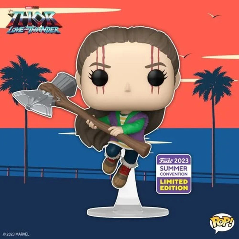 Funko Pop Gorrs Daughter 1188 Thor Love and Thunder display artwork