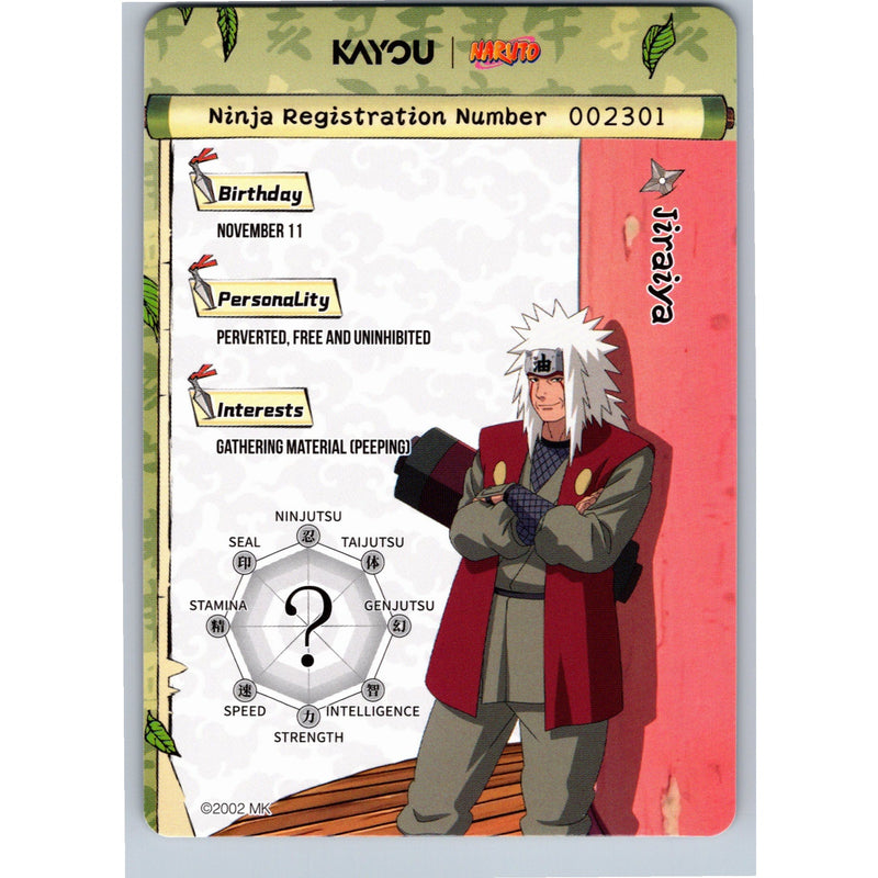 2026 Kayou Naruto Jiraiya SR NREA02-SR-013L2 English NM