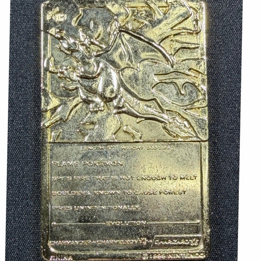 pokemon 23k gold plated trading card charizard Pokémon Charizard 1999 CGC Graded 5.5 (4076693001) #4/102 Base Set Unl – JP  Sports main image 0
