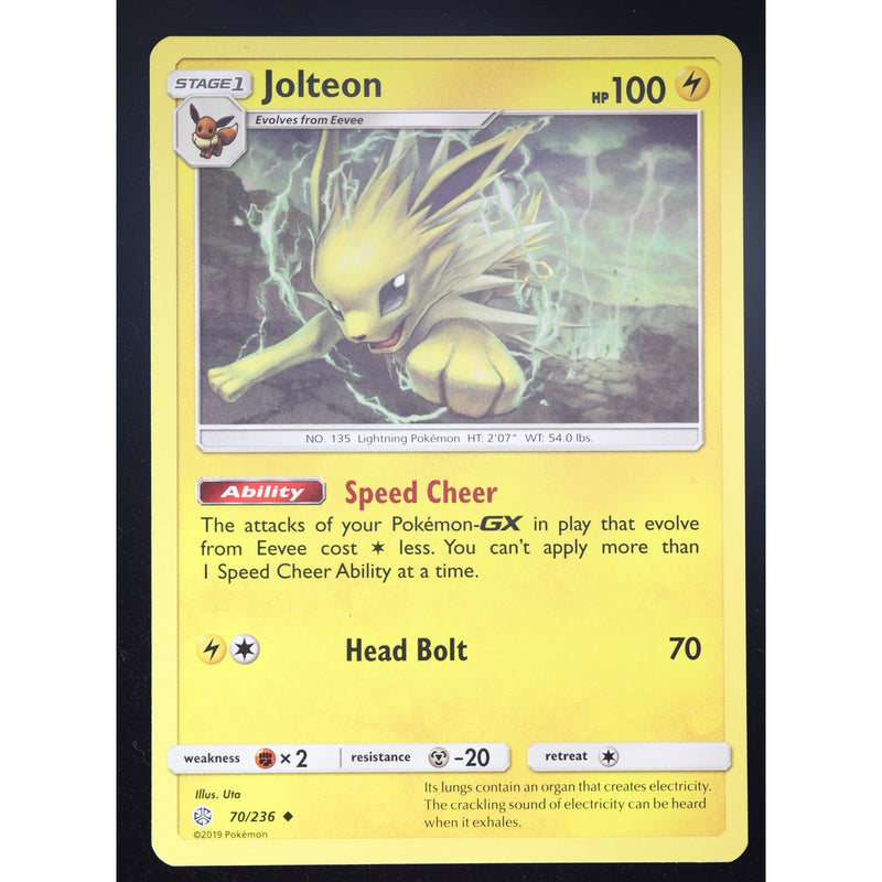 Pokemon Jolteon 70/236 Cosmic Eclipse Non-Holo English NM