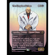 The Kingpin of Crime 0374 MSH borderless foil Magic: The Gathering card, front view, Near Mint rare.