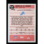 2026 Topps Flagship Amon-Ra St. Brown 1991 Topps 91TF-36 Football back
