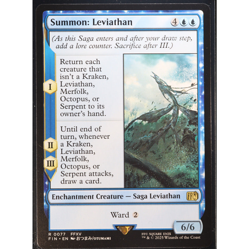 MTG Summon Leviathan Final Fantasy Foil English NM