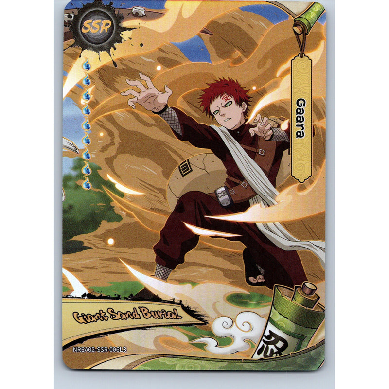 2026 Kayou Naruto Gaara SSR NREA02-SSR-006L3 English NM