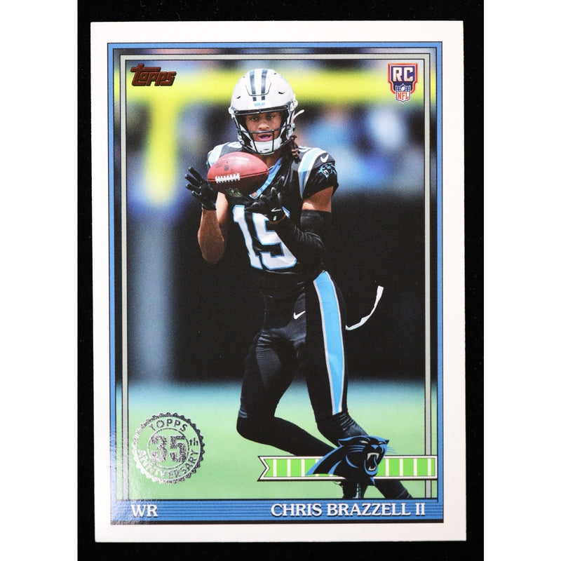 2026 Topps Flagship Chris Brazzell II RC 1991 Topps 91TR-26 Football front