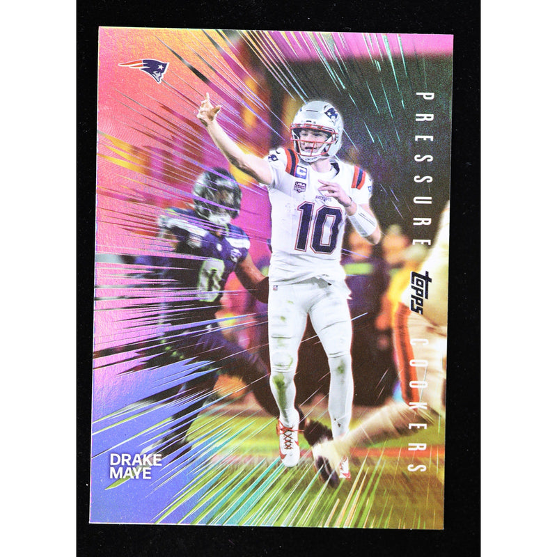 2026 Topps Flagship Drake Maye Pressure Cookers PC-5 — Near Mint
