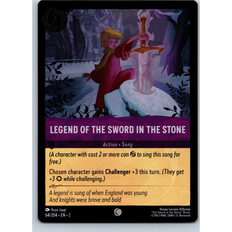 Disney Lorcana Legend of the Sword in the Stone 64/204 ROTF Common Nonfoil NM