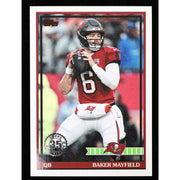 2026 Topps Flagship Baker Mayfield 1991 Topps 91TF-32 Football front