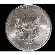 2015 American Silver Eagle 1 oz .999 fine silver bullion coin reverse