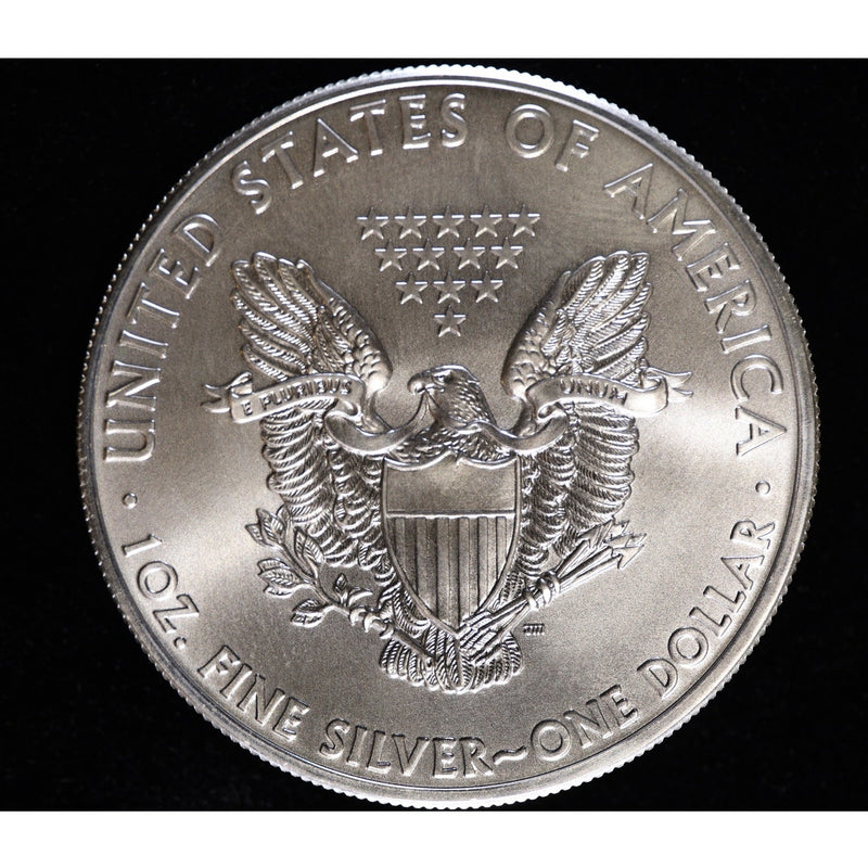 2015 American Silver Eagle 1 oz .999 fine silver bullion coin reverse