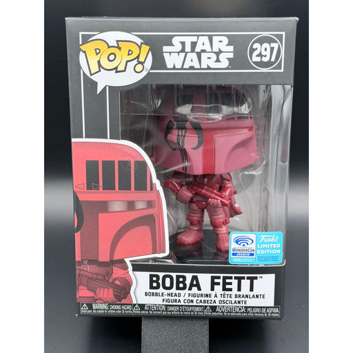 Funko Pop Boba Fett 297 Red WonderCon 2020 front view