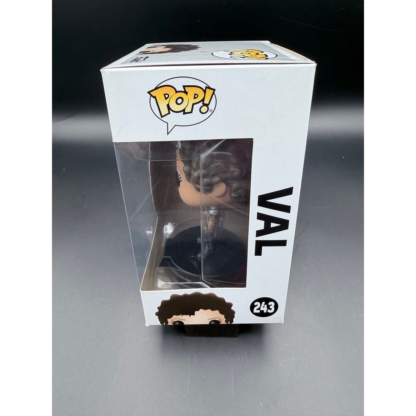 Funko Pop Val 243 side box view
