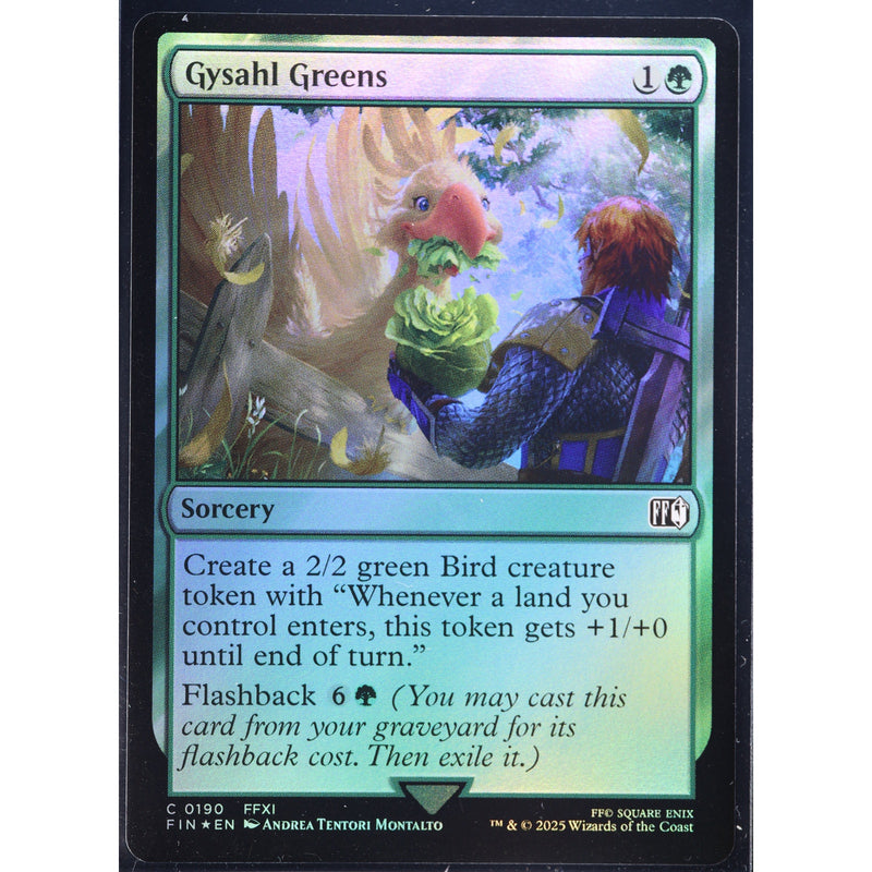 MTG Gysahl Greens Final Fantasy Foil English NM