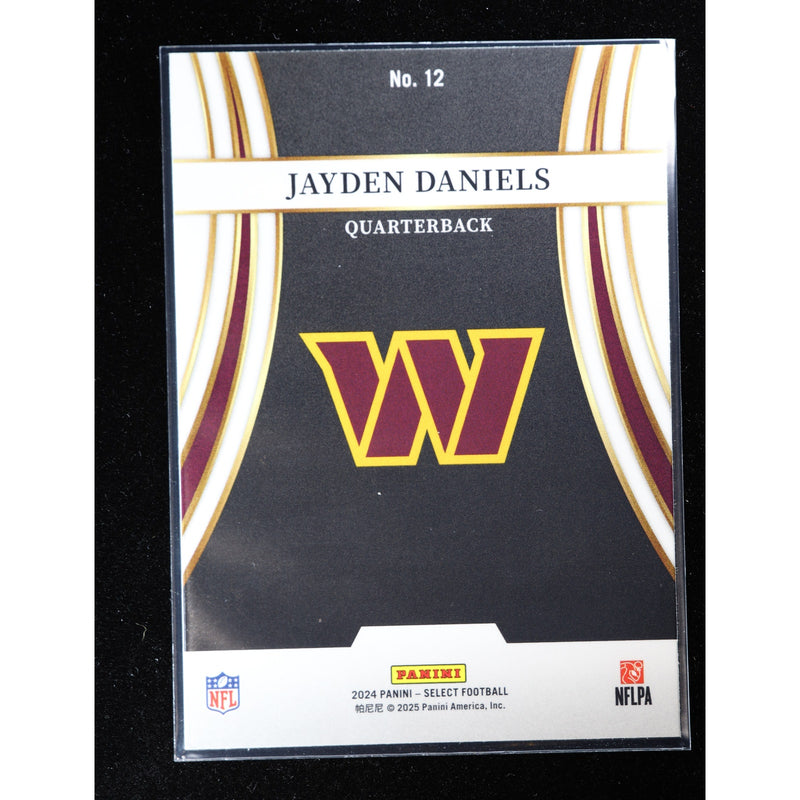 2024 Panini Select Jayden Daniels RC Turbocharged #12 — Near Mint