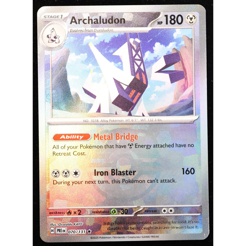 Pokemon Archaludon 070/131 Prismatic Evolutions Holo English NM