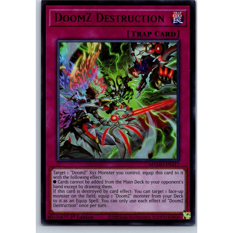 Yu-Gi-Oh! DoomZ Destruction MAMO-EN117 Ultra Rare 1st Ed NM