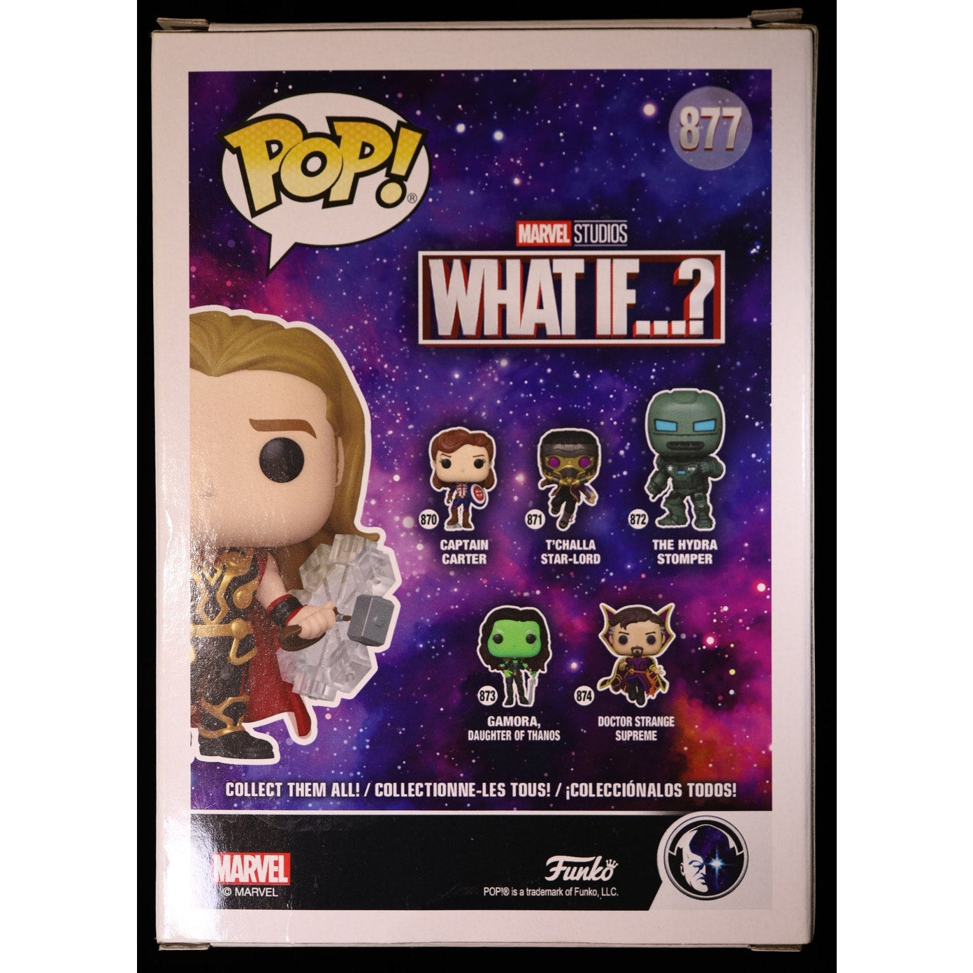 Funko Pop Marvel What If...? Party Thor #877 Walmart Exclusive Vinyl Figure