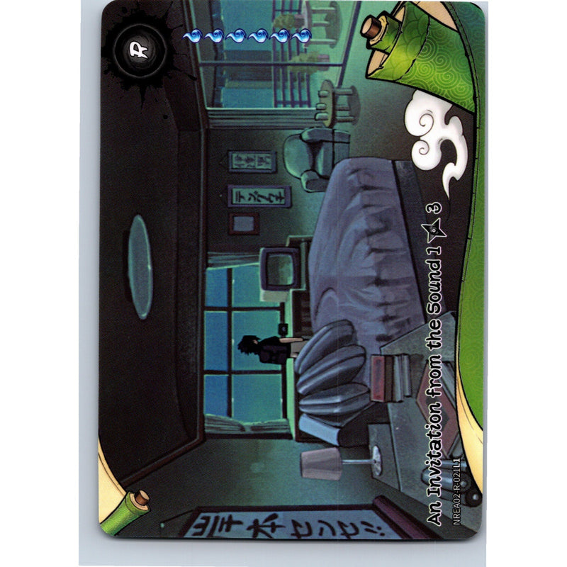 2026 Kayou Naruto Invitation from the Sound R NREA02-R-021L1 English NM