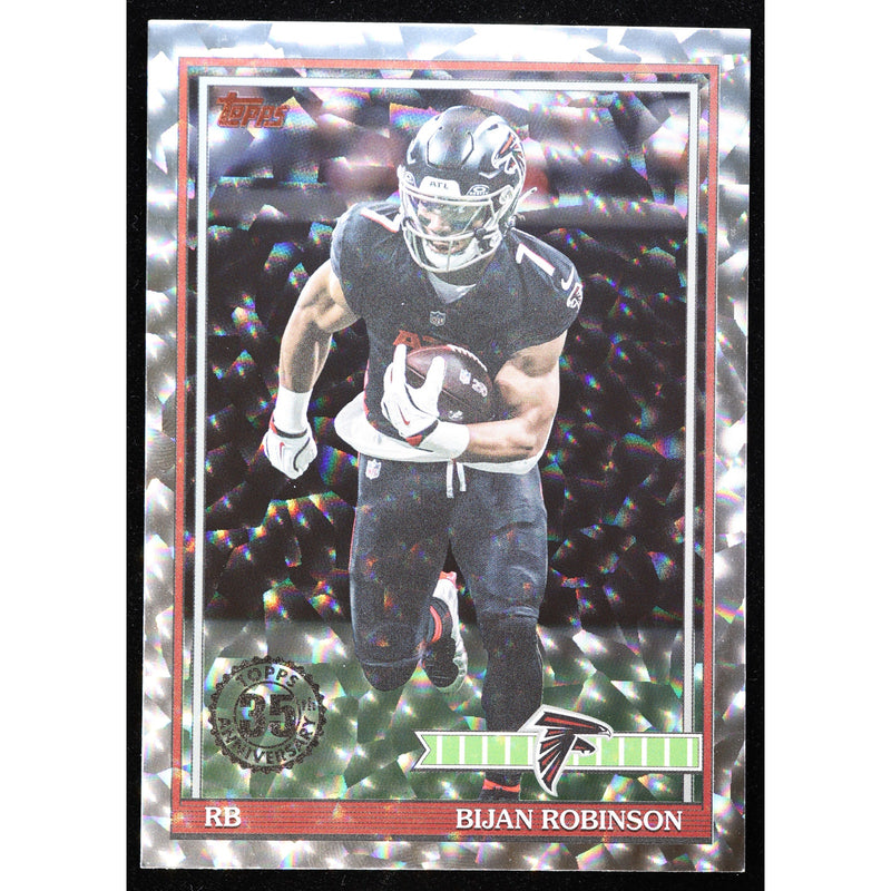 2026 Topps Football Bijan Robinson 1991 Crackle Foil 91TF-6 – Near Mint