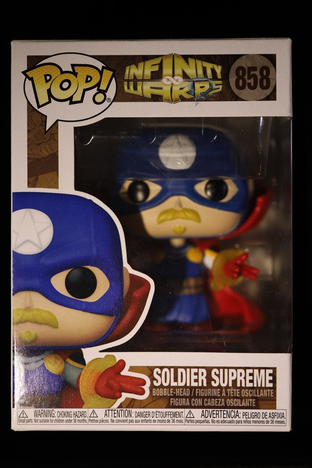 Funko Pop Soldier Supreme 858 Marvel Front View
