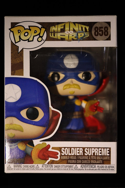 Funko Pop Soldier Supreme 858 Marvel Front View