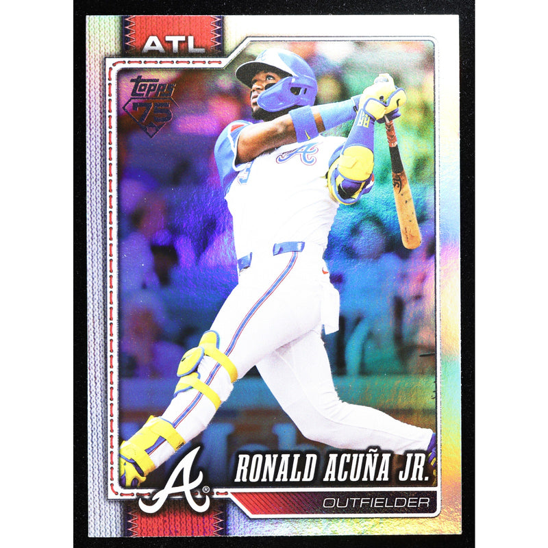 2026 Topps Ronald Acuna Jr #50 Rainbow Foil – Near Mint
