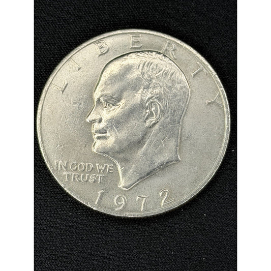 1972 Eisenhower Dollar Type 2 Reverse obverse Ike coin