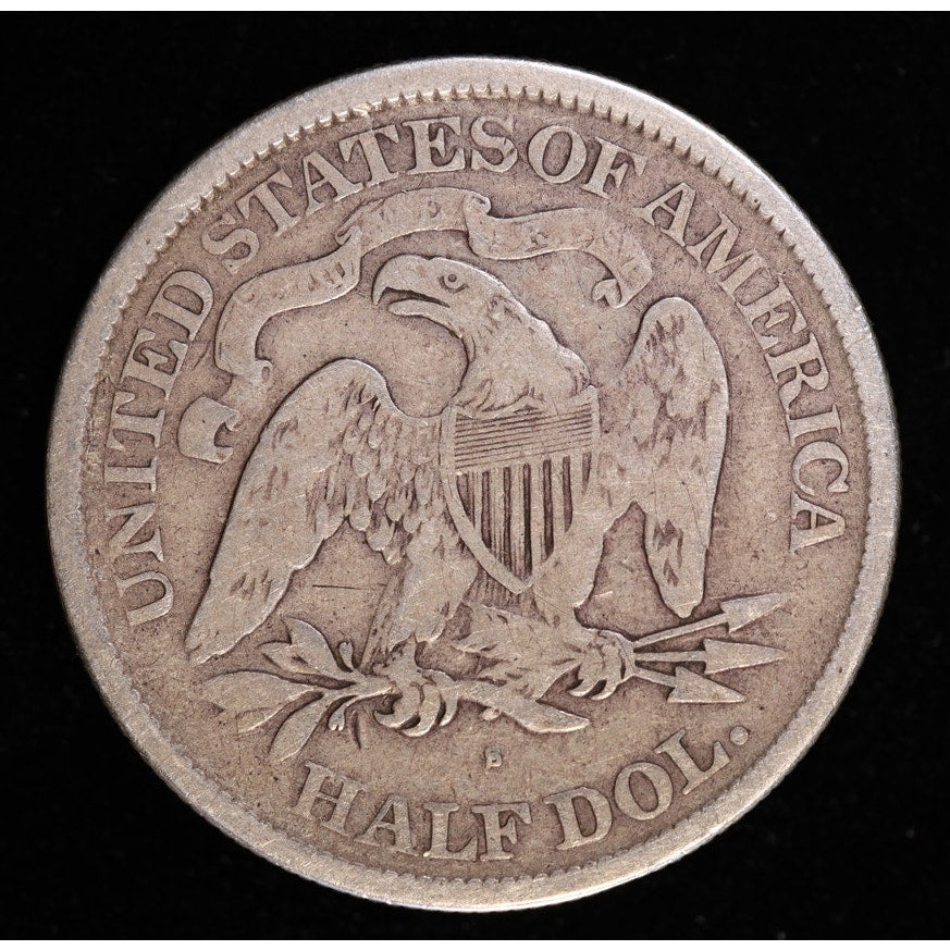 1876-S Seated Liberty Half Dollar Silver Coin Reverse
