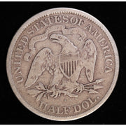 1876-S Seated Liberty Half Dollar Silver Coin Reverse