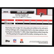 2026 Topps Flagship Cobee Bryant #203 Football Leather Foil back