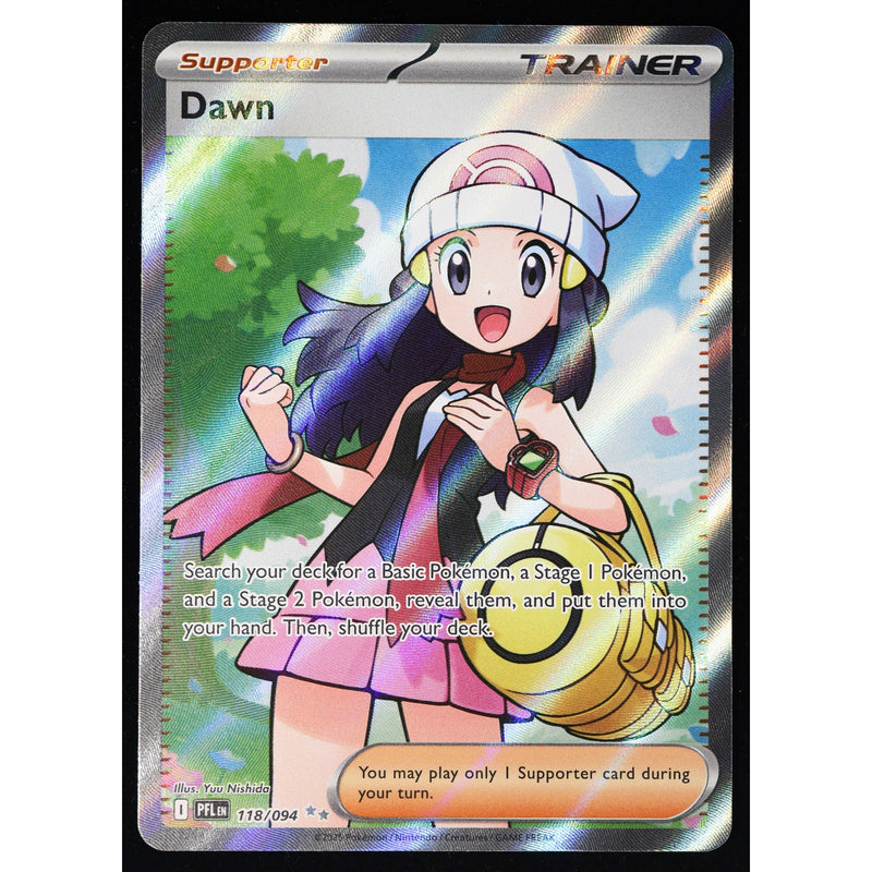 Pokemon Dawn 118/094 Phantasmal Flames Ultra Rare Full Art Holo English NM