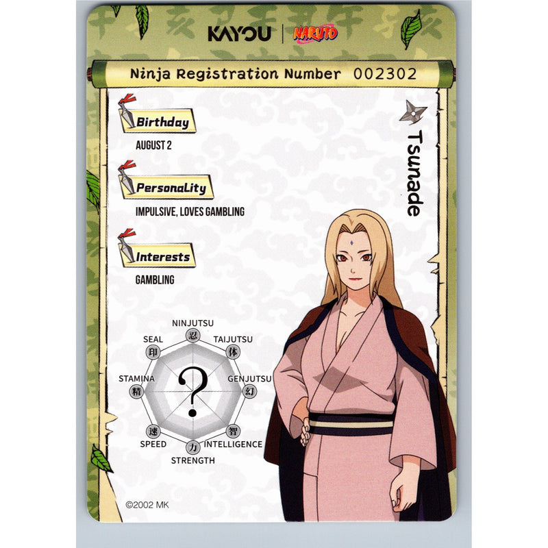 2026 Kayou Naruto Tsunade SR NREA02-SR-001L2 English NM