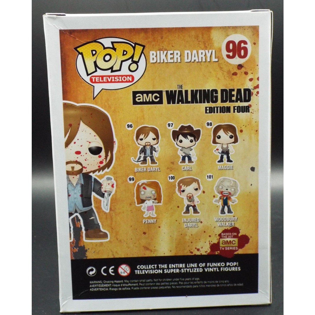 Funko Pop Biker Daryl 96 PX Exclusive back view