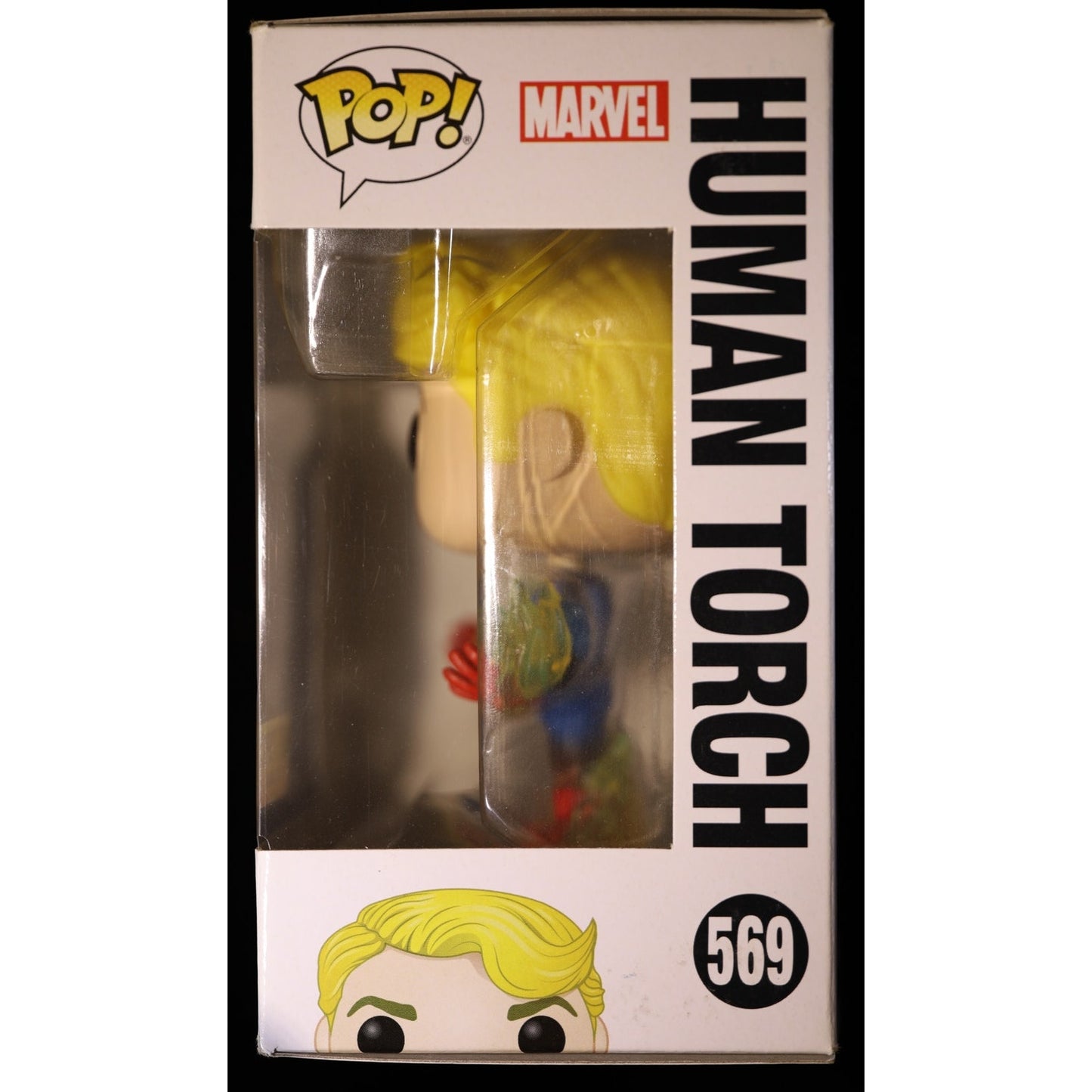 Funko Pop Marvel Fantastic Four Human Torch #569 Hot Topic Exclusive Vinyl Figure